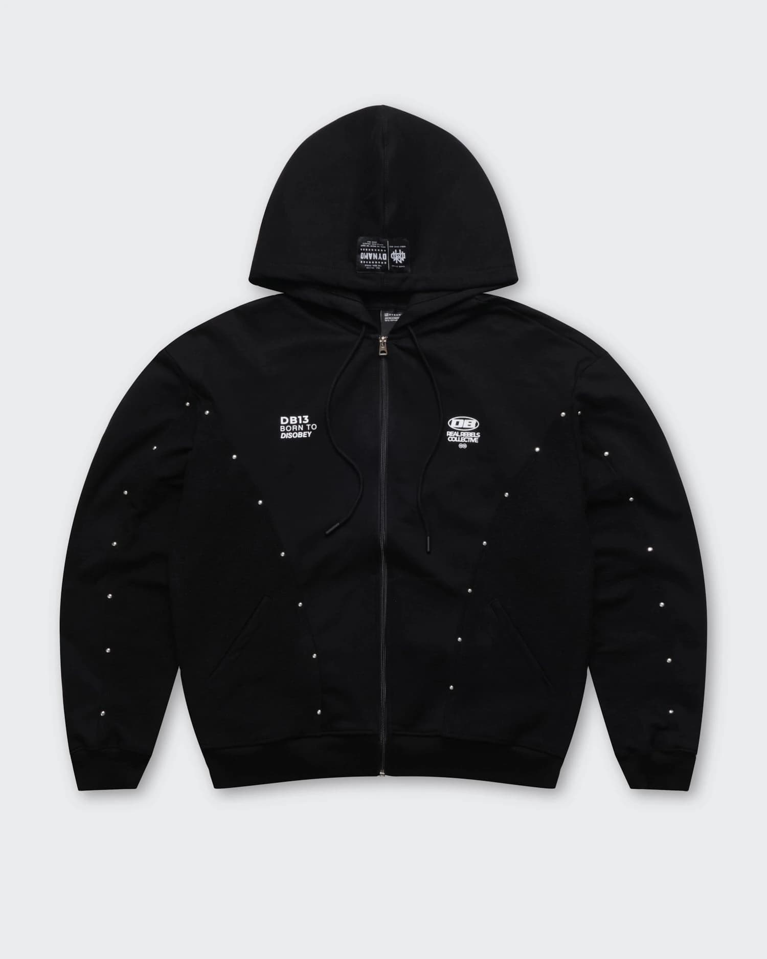 Hoodie Negro Oversize Real Rebels - imagen 5