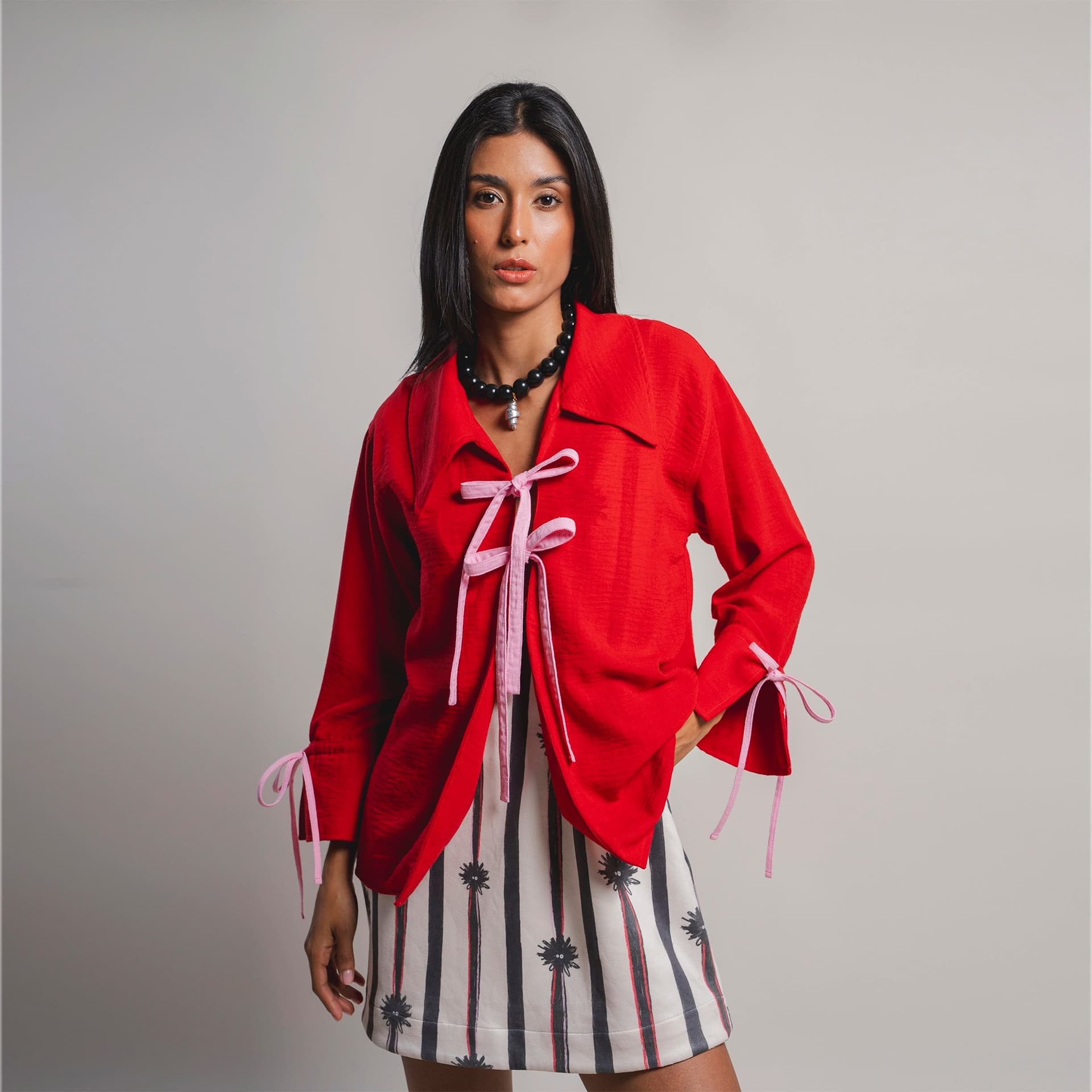 Camisa Cordones Dulce - imagen 1