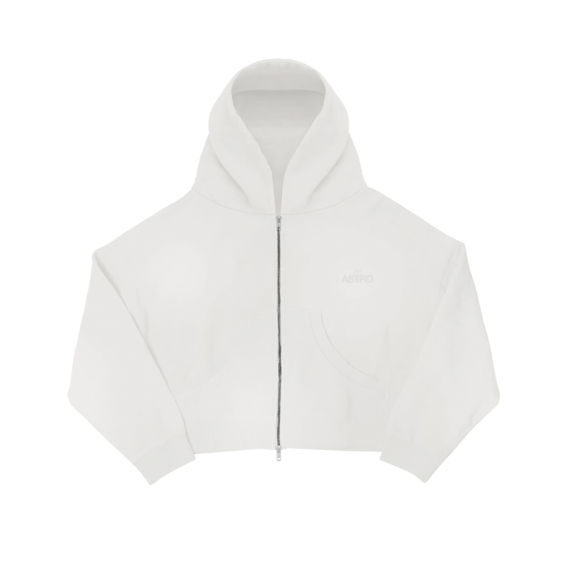 Double Zip Ivory V1 Boxy Fit