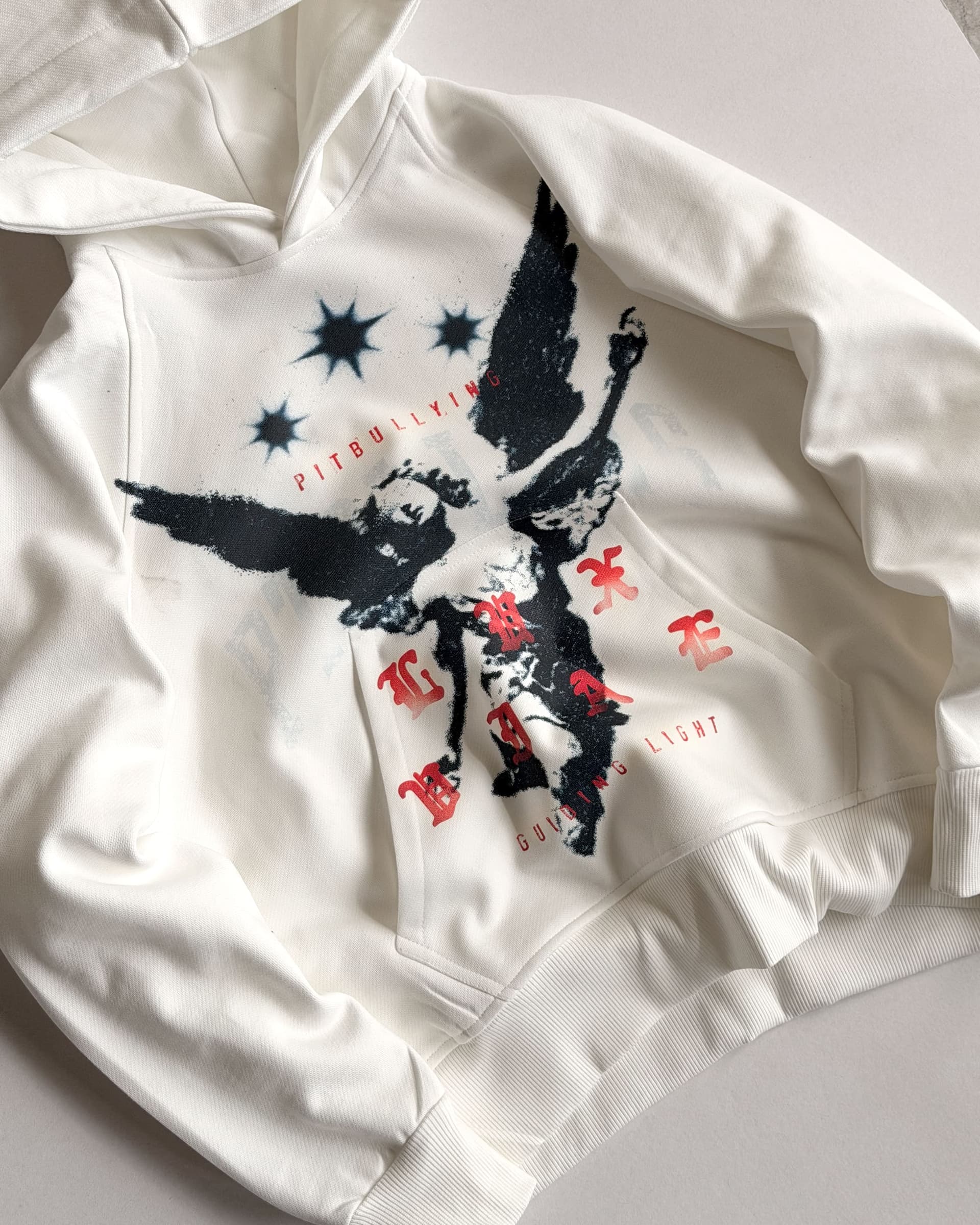 HOODIE OVERSIZE CRUDO ANGEL - imagen 4