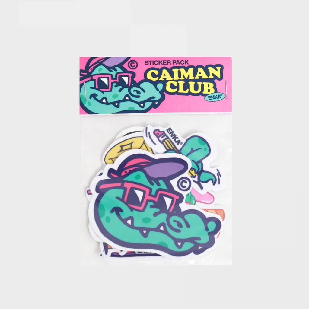 STICKER PACK CAIMAN CLUB