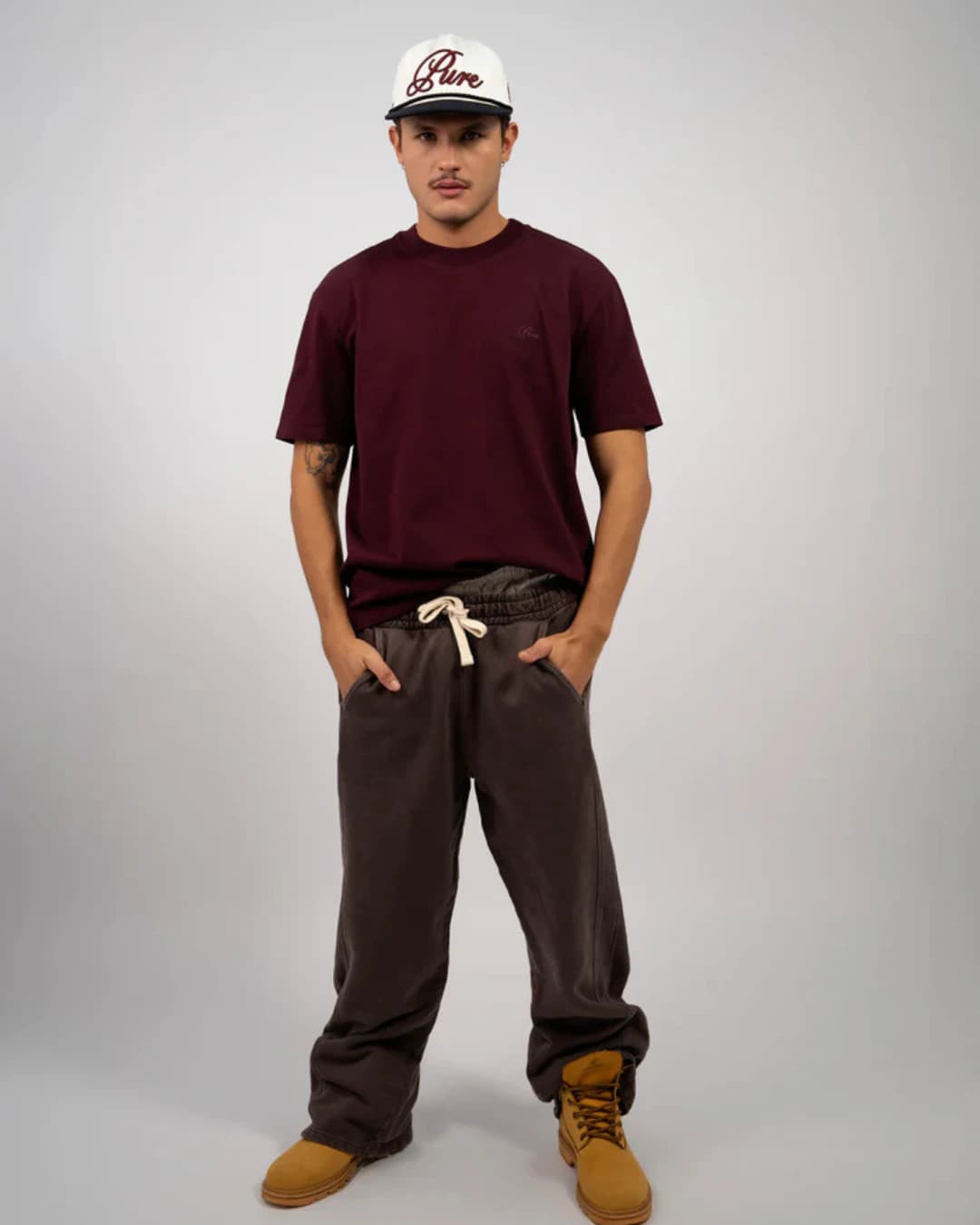 CLASSIC BURGUNDY T-SHIRT - imagen 3