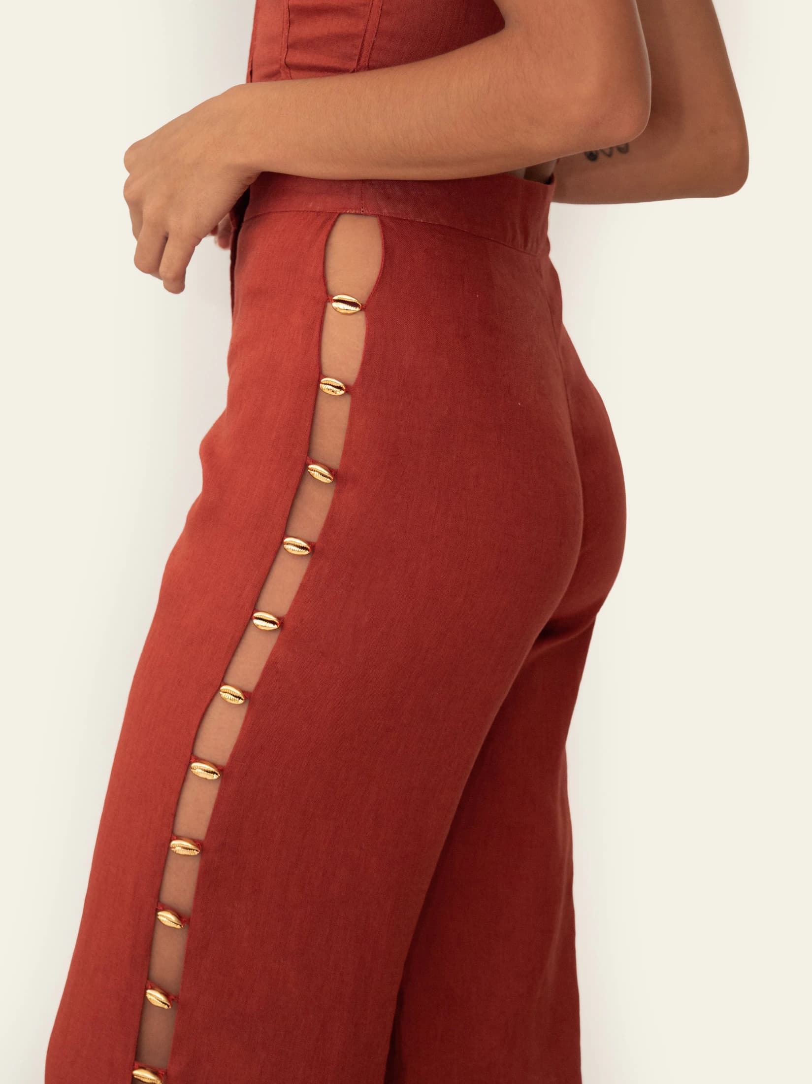 LYDIA PANT SUNSET ORANGE - imagen 3