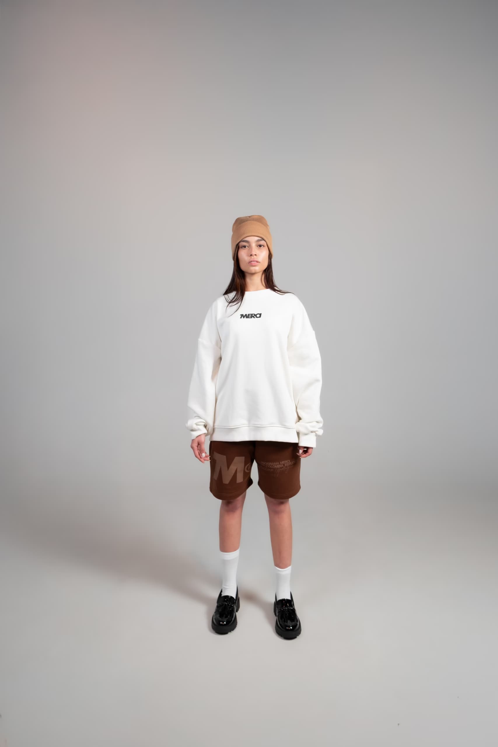 Hoodie Blanco Oversize - imagen 6
