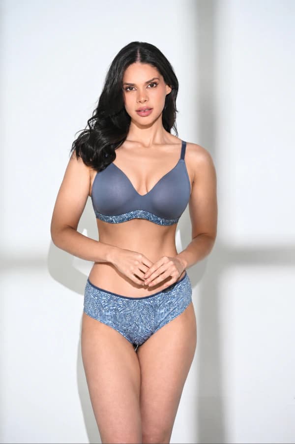 Brasier Triangular Estampado