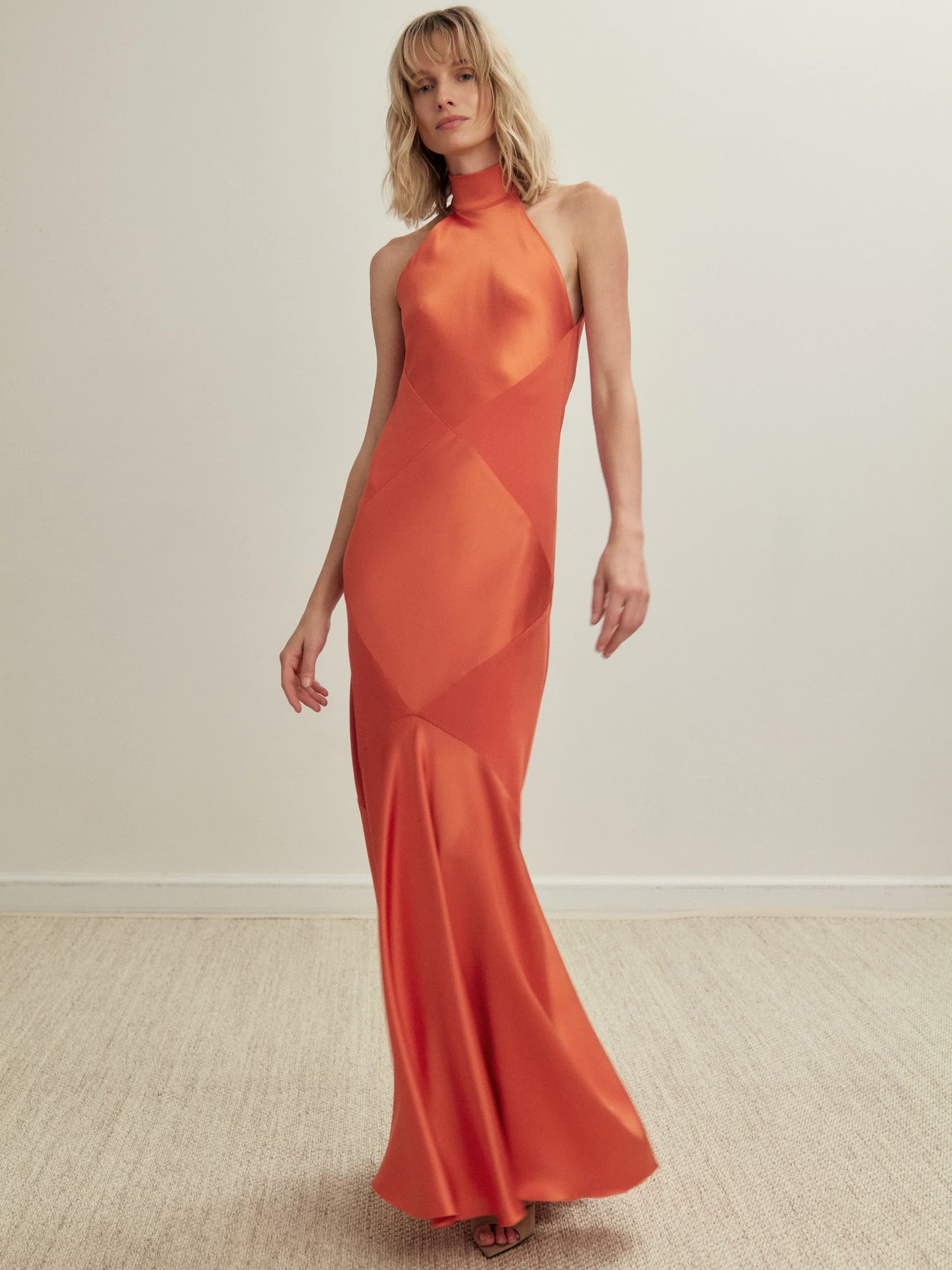 Marigold Silk Dress