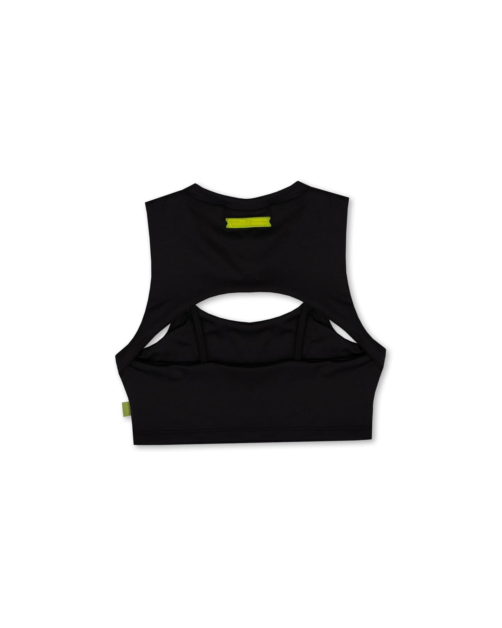 CUT CROP TOP 3.0 WEEDGREEN NEGRO - imagen 2