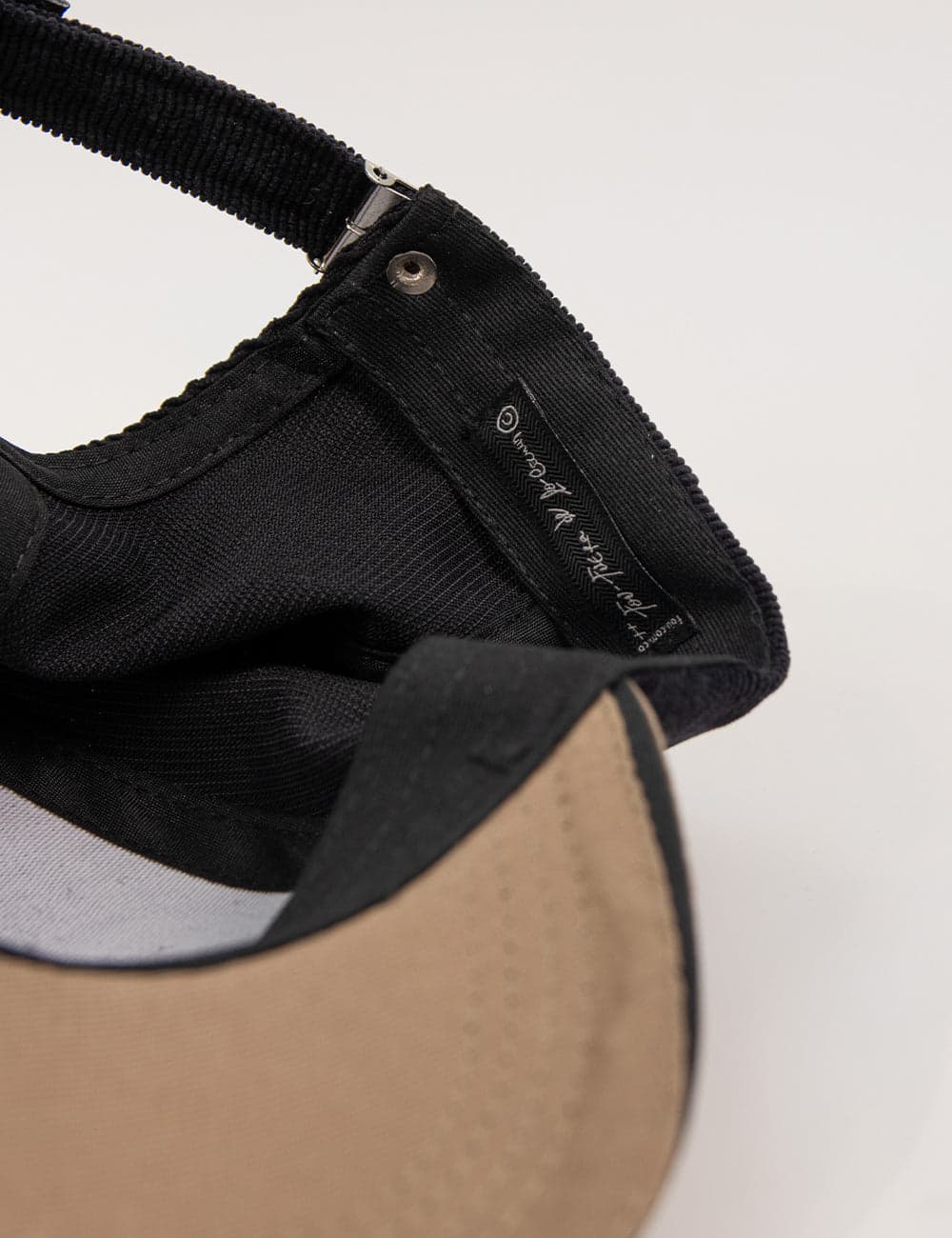 Gorra Basecamp Refugio negro + beige - imagen 5