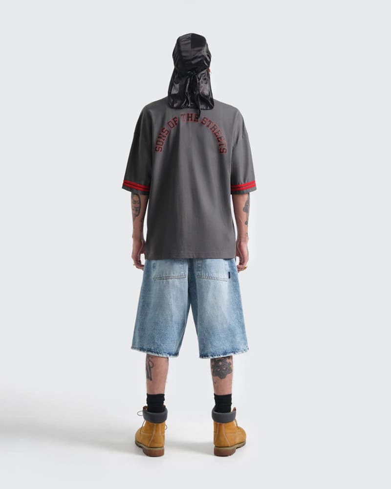 Camiseta Gris Oversize Dream Jersey - imagen 8