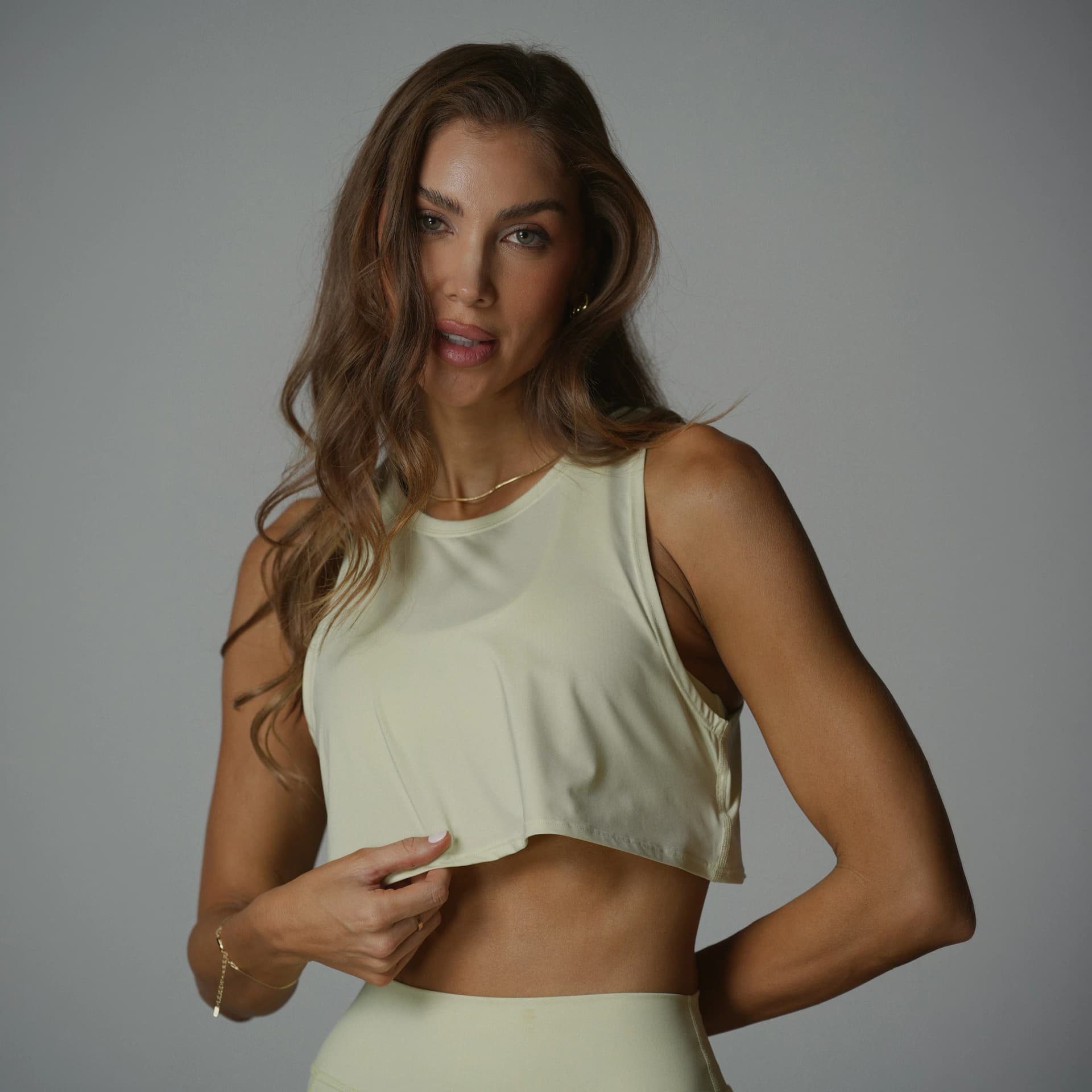 Performance Tank Crop Lime mist - imagen 1