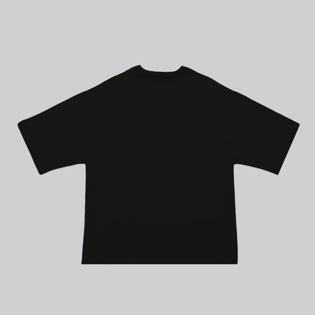 Camiseta BLOCK rojo sobre negro - imagen 2