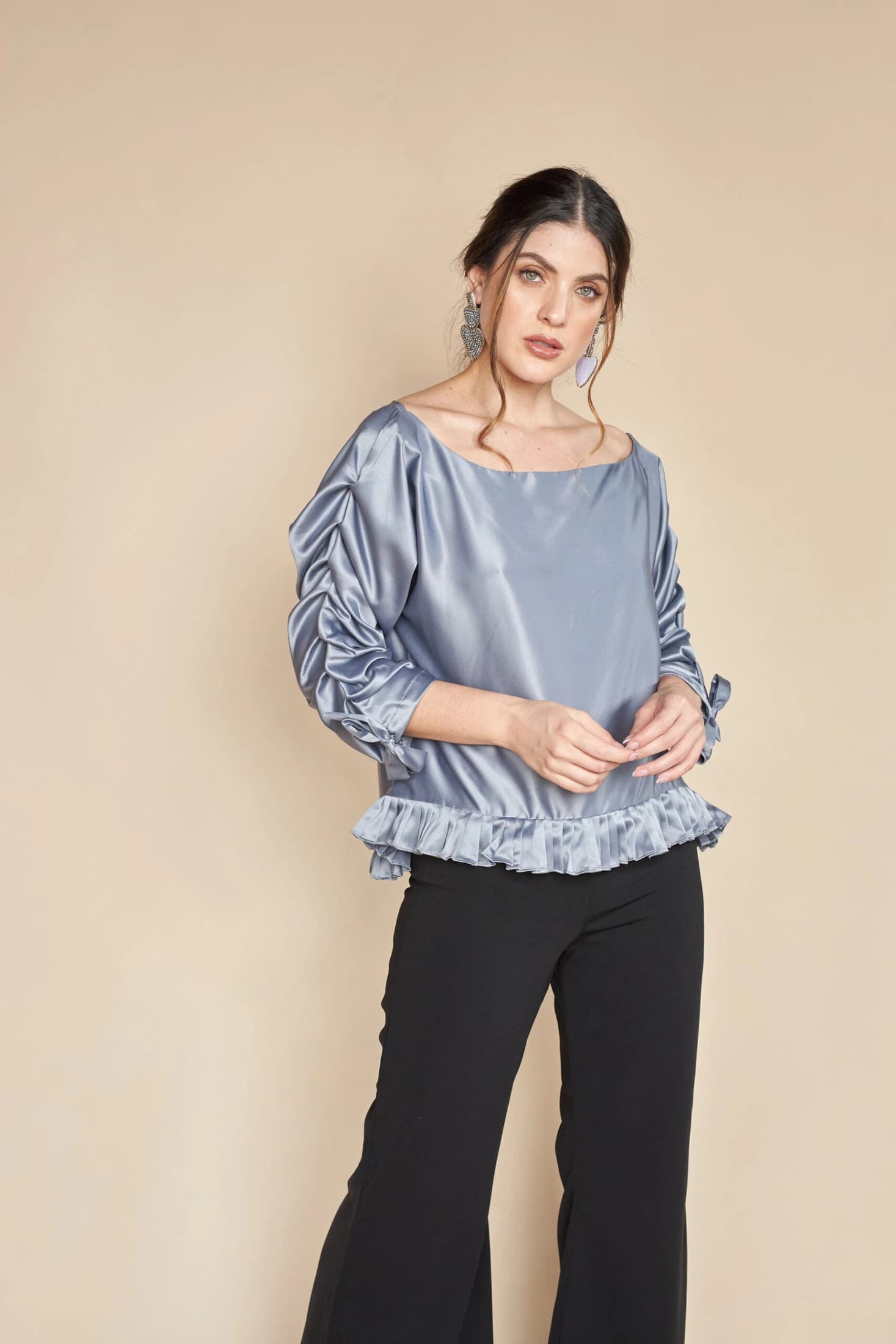 Blusa Kan Gris - imagen 5
