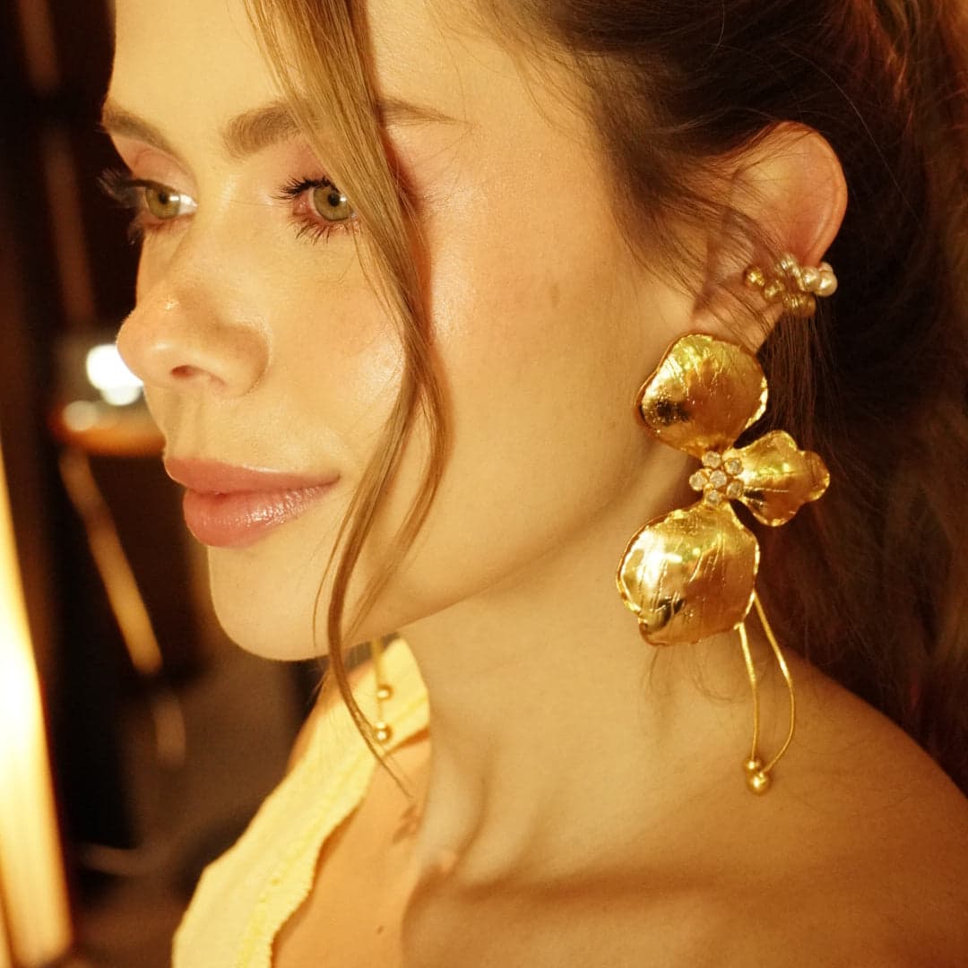 Aretes Laelia Oro - imagen 3