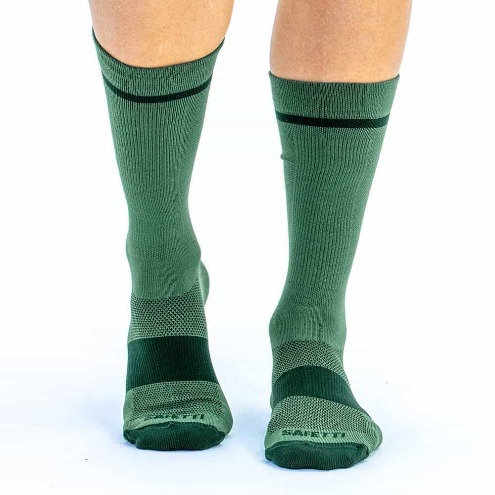 MEDIAS CICLISMO  VENTI 8" GREEN FOREST UNISEX - imagen 1