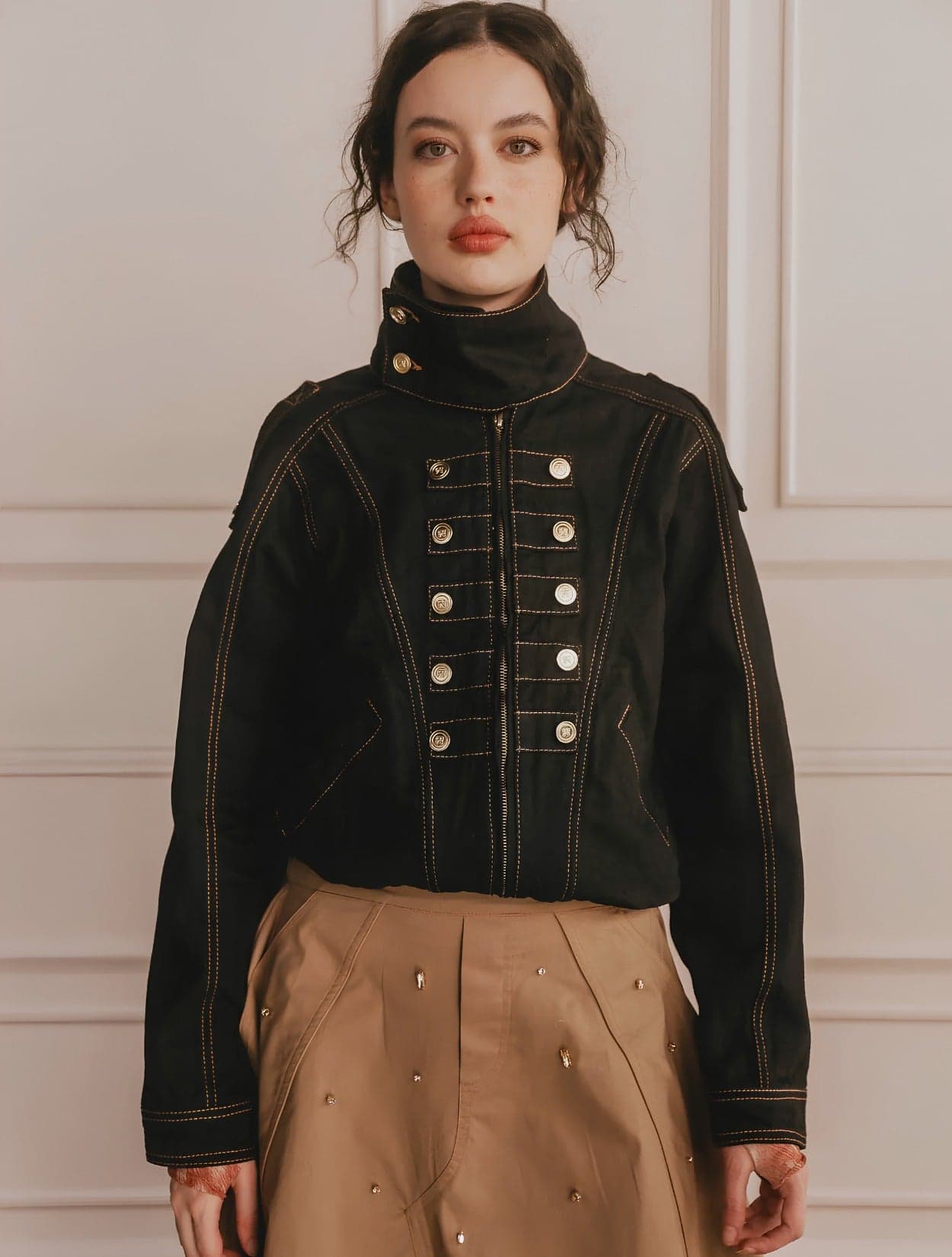 CHAQUETA BOMBER MILITARY - imagen 1