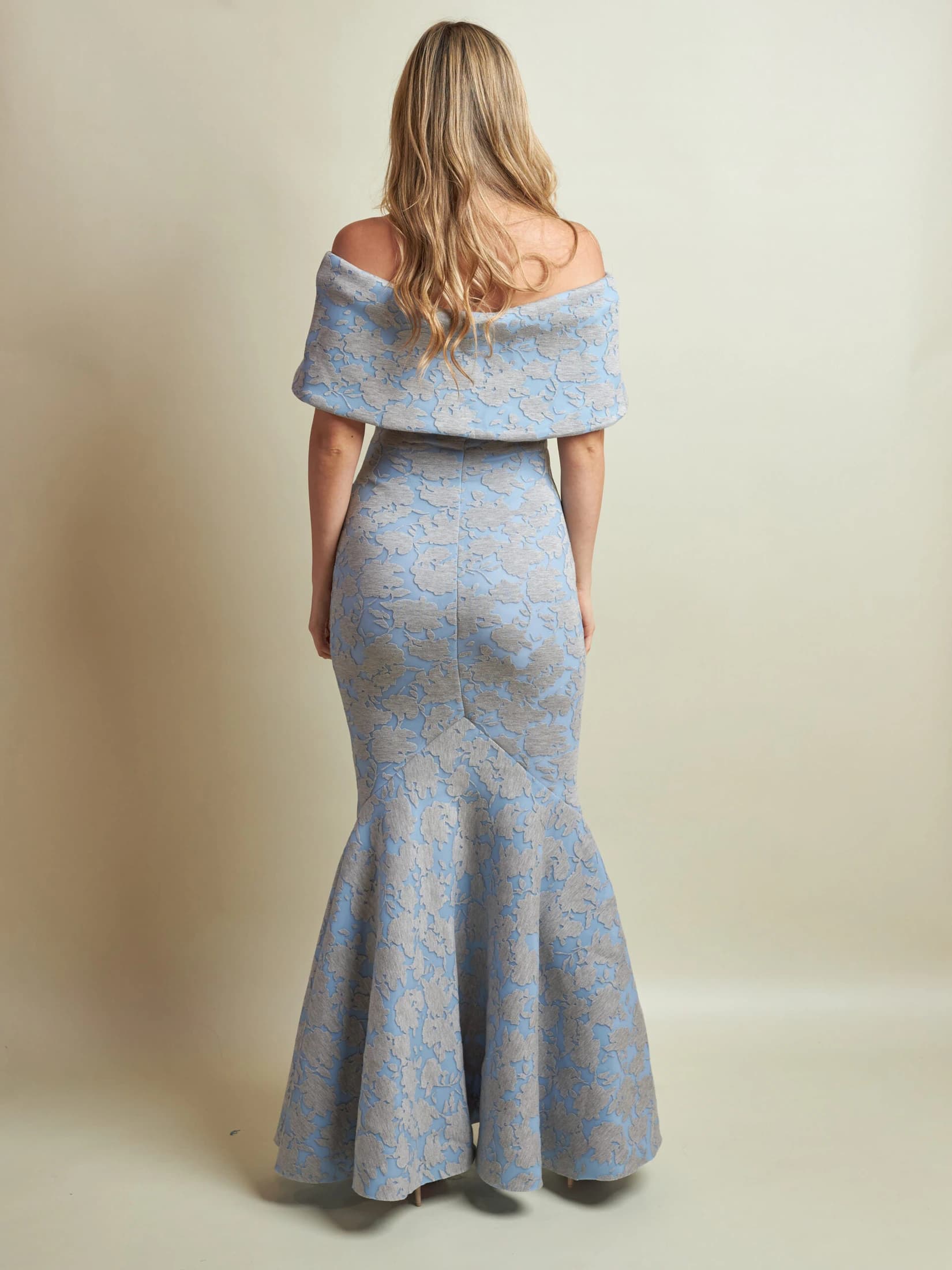 Vestido Sabina Ii Estampado Azul - imagen 5
