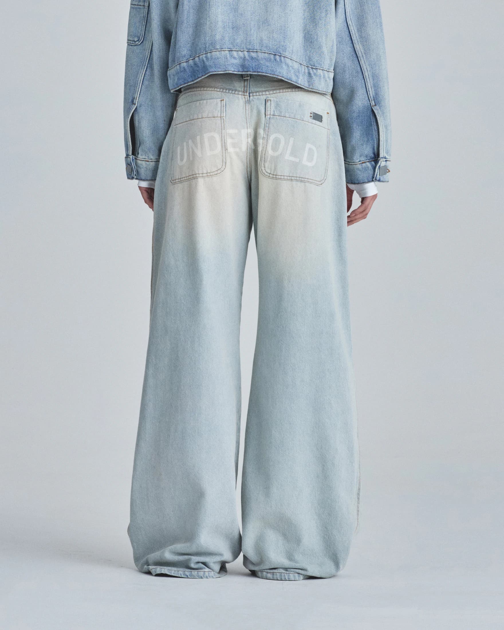 W Line Basic Wide Jeans Light Blue - imagen 8