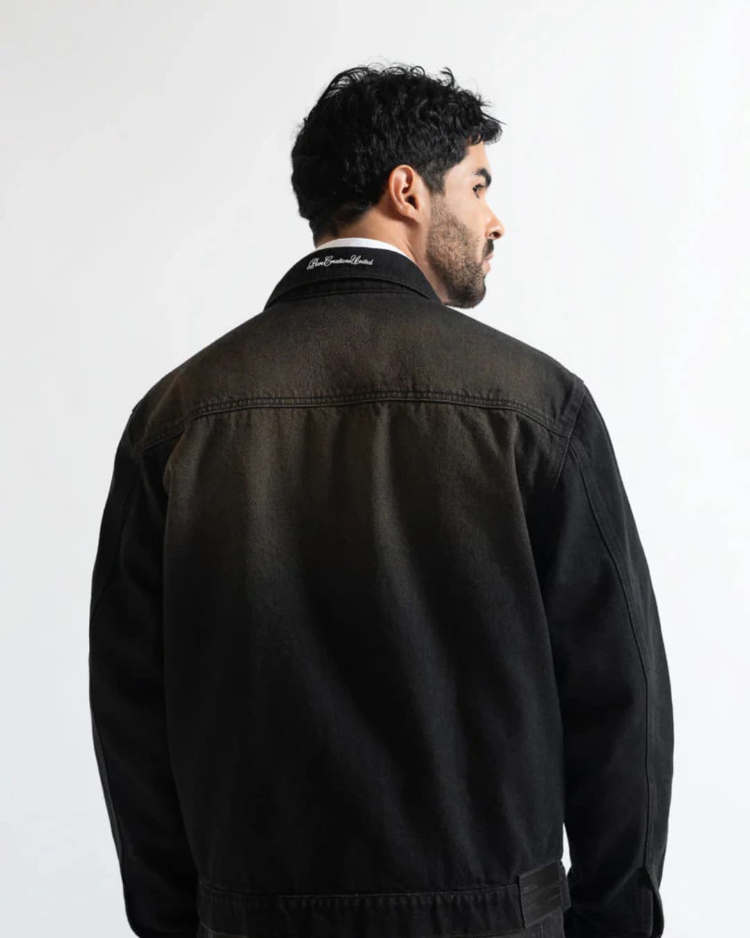 MONCLAIR WASHED BLACK BROWN JACKET - imagen 4