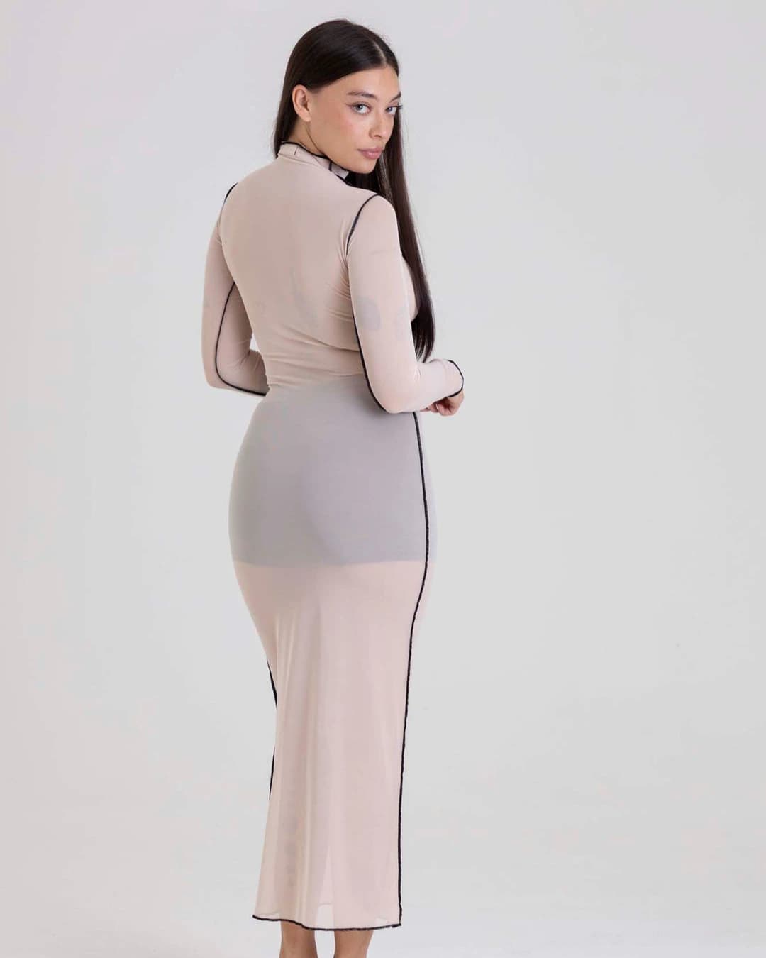 SNAKE MESH DRESS - imagen 2