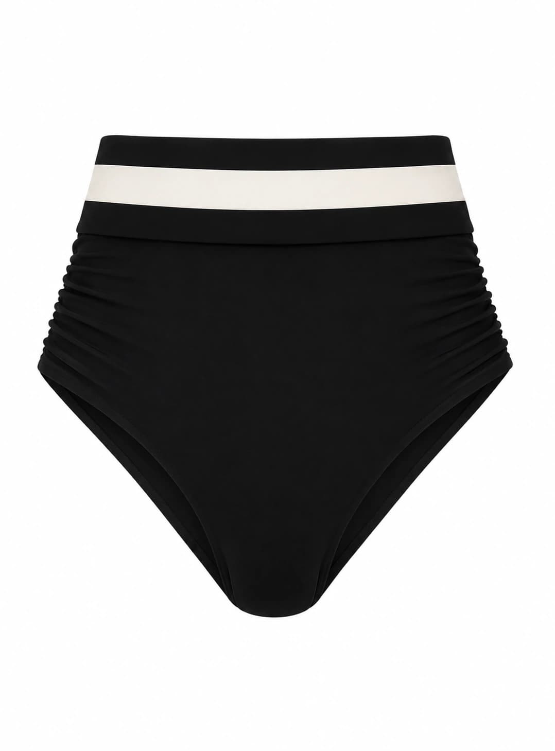 Olivia Bottom / Black & Ivory Stripe - imagen 1