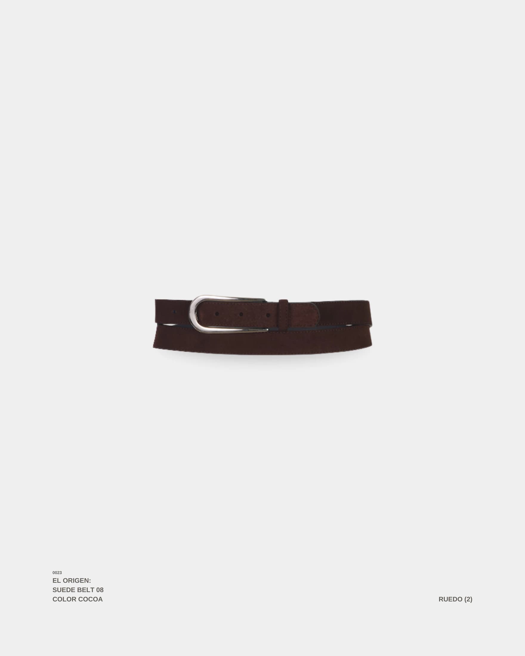 "EL ORIGEN" BELT COCOA X ANTHIAS - imagen 1