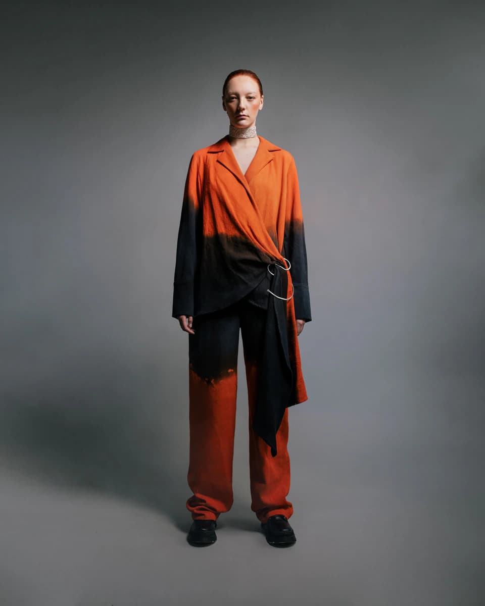ASYMMETRICAL GRADIENT SHIRT - imagen 2
