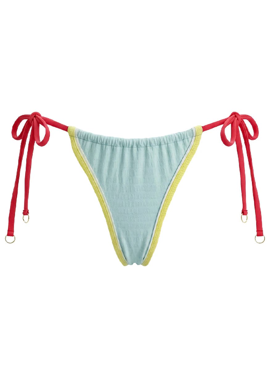 Maaji Tricolor Heat Splashy Low Rise Single Strap Bikini Bottom - imagen 6