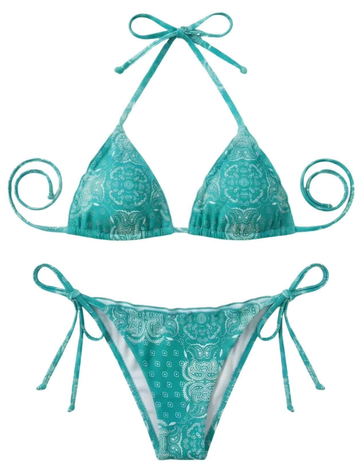 BIKINI BANDANA GREEN - imagen 2