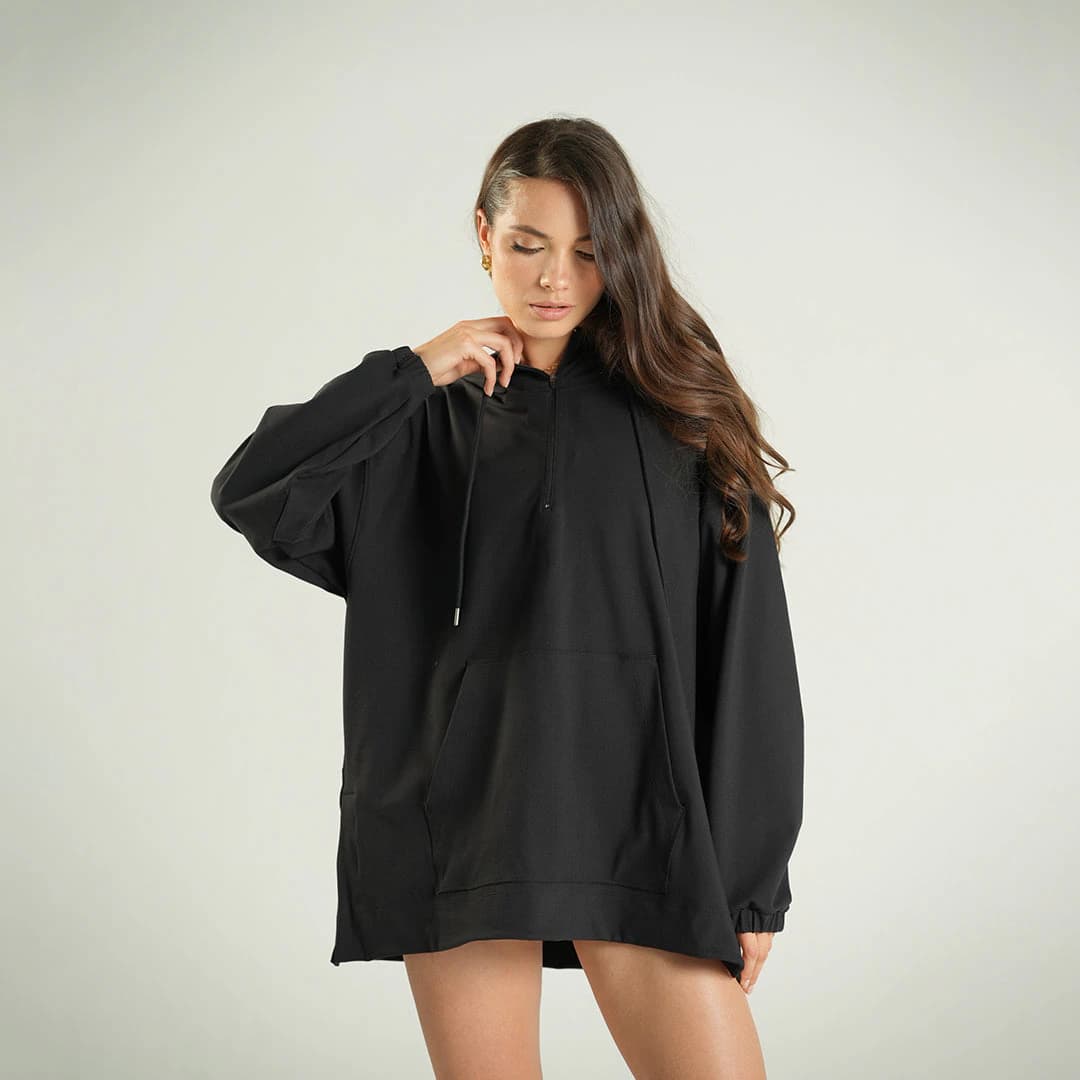 Air Touch Hoodie Negro - imagen 1