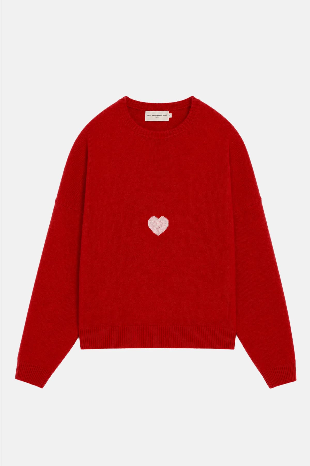 Heart Sweater Red