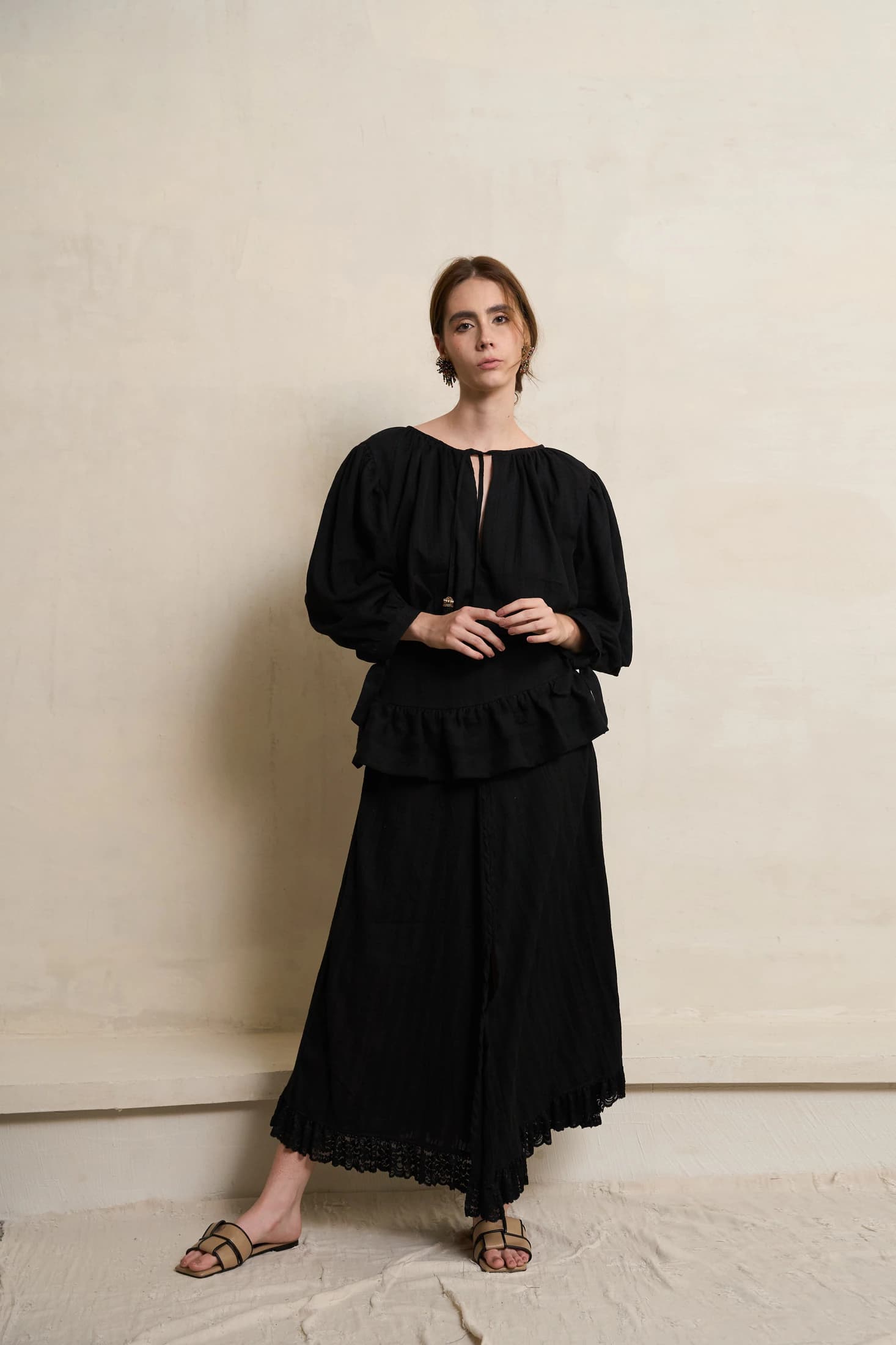 Falda Boho Negro - imagen 2