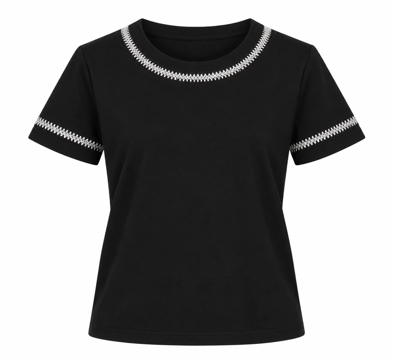 VITTORIA T-SHIRT BLACK - imagen 1