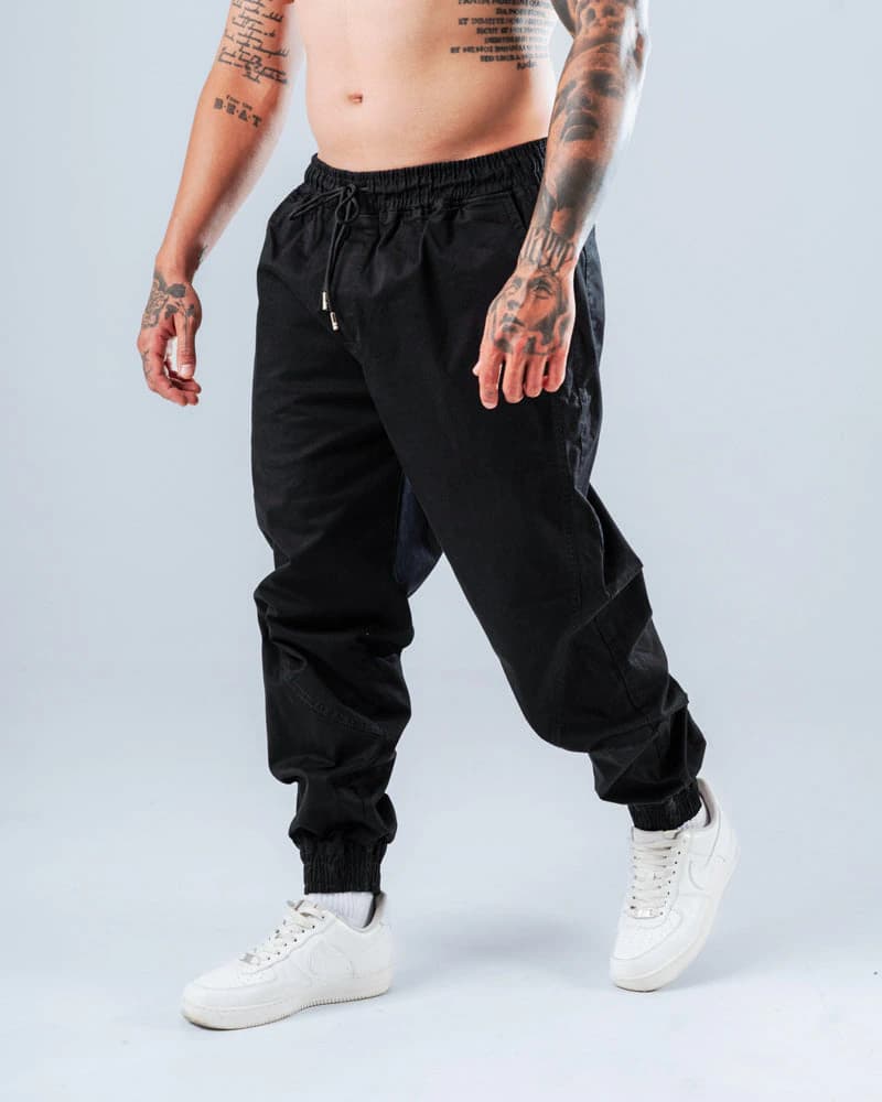 Jogger Para Hombre Clásico Negro - imagen 1