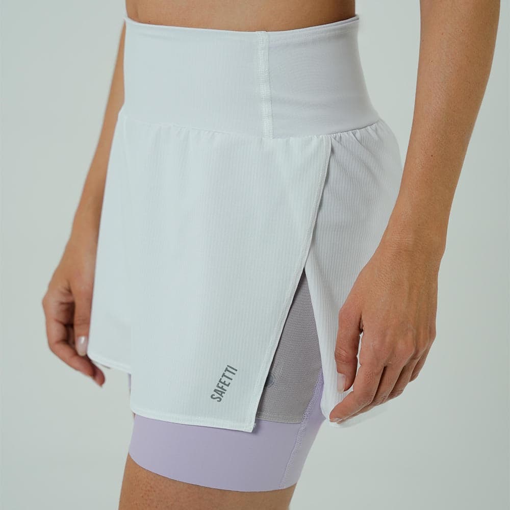 PANTALONETA RUNNING/PÁDEL BREEZE WHITE PARA MUJER - imagen 3