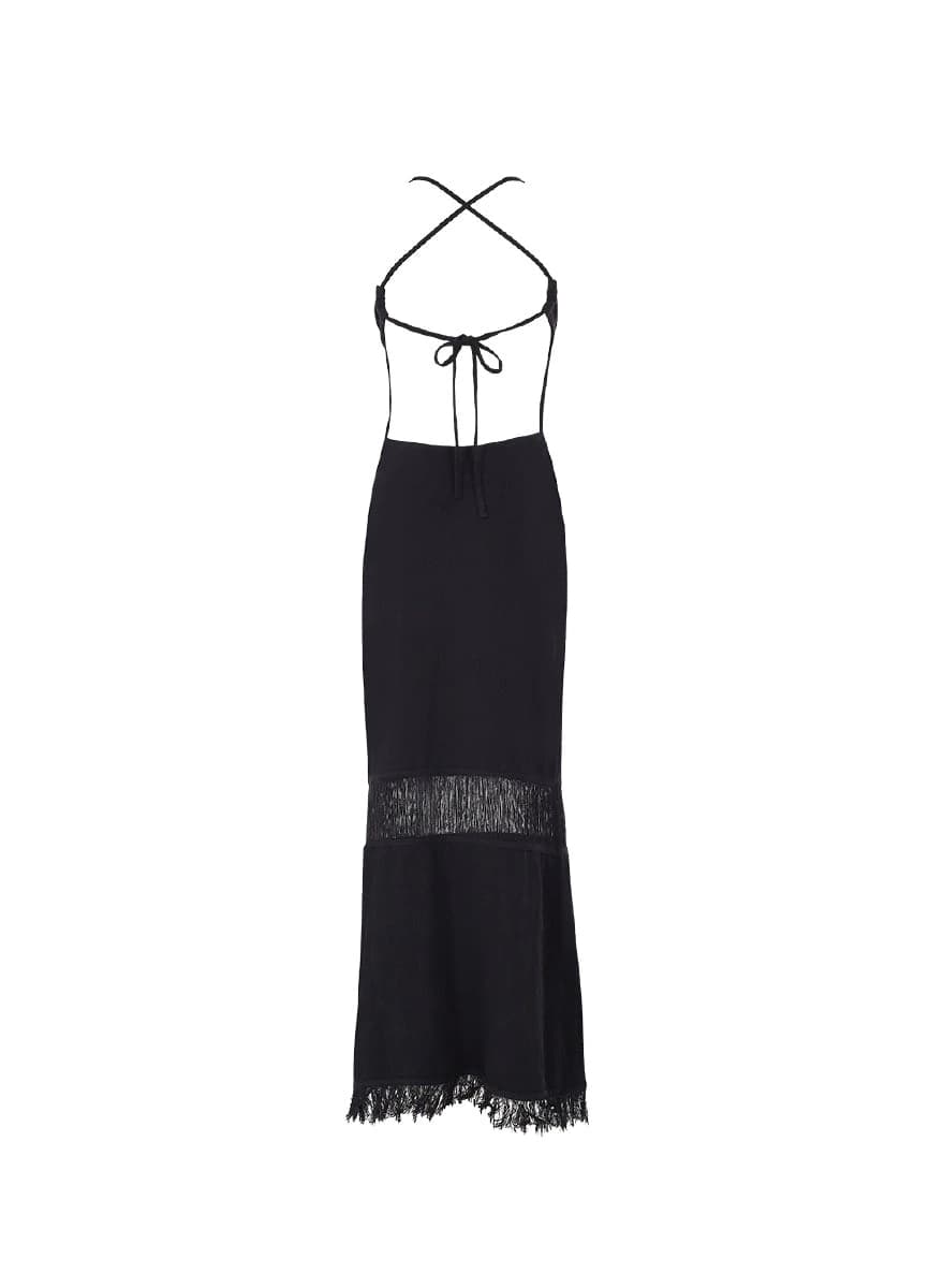 BLACK SHELLS GRETA DRESS      9690 - imagen 5