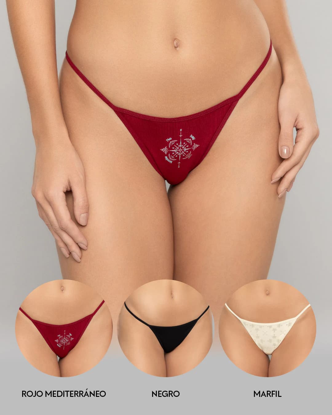 Tanga Hilo Invisible en Algodón Pack x3 para Mujer Ref. 9003 - imagen 3