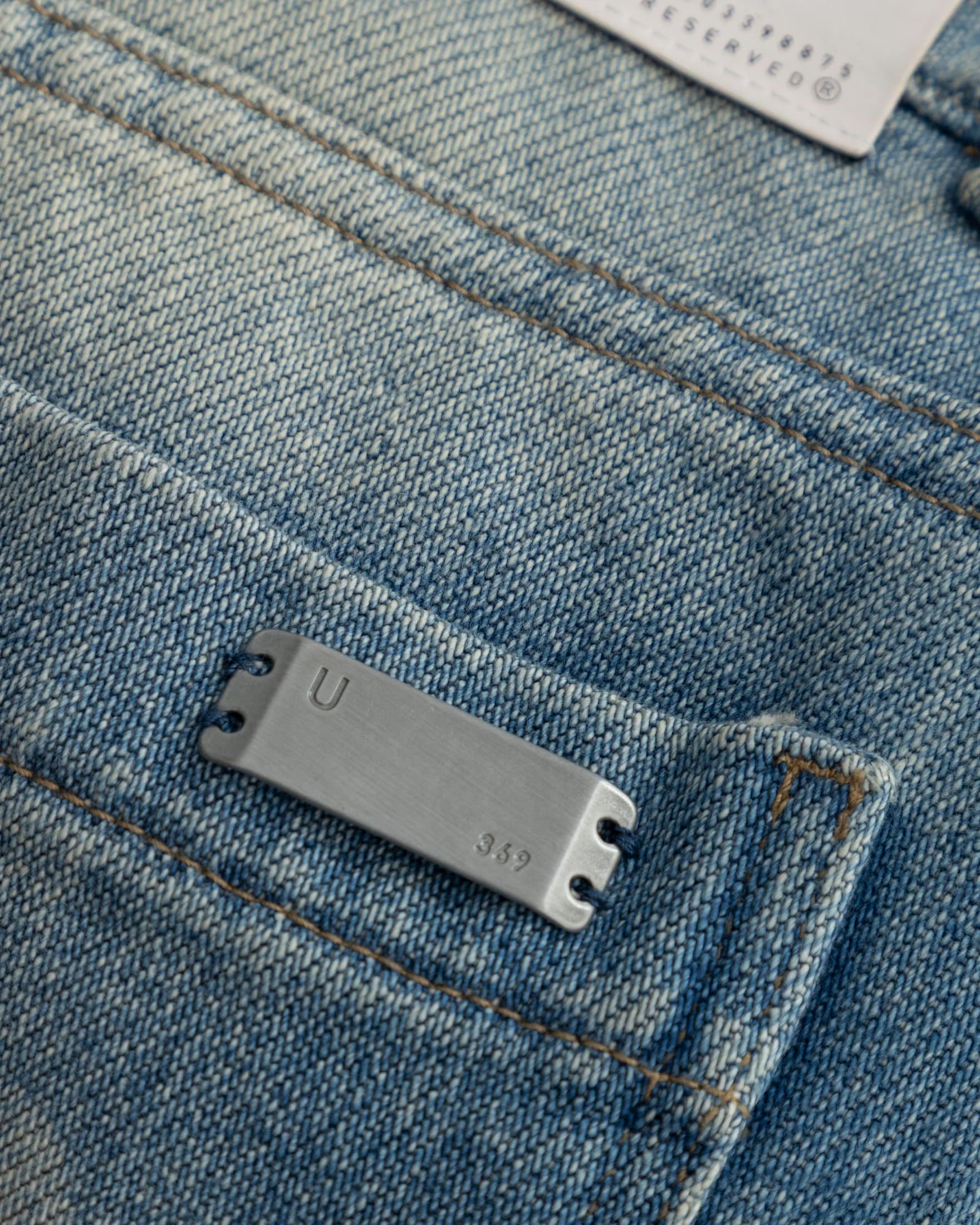 W Spring UNDRGLD Frayed Wide Jeans Blue - imagen 5