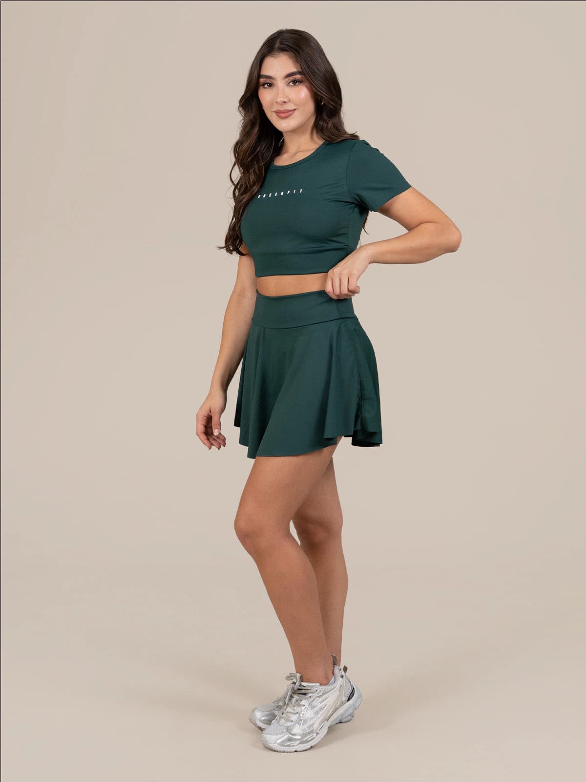 Vanity Faldashort Set Jade - imagen 2
