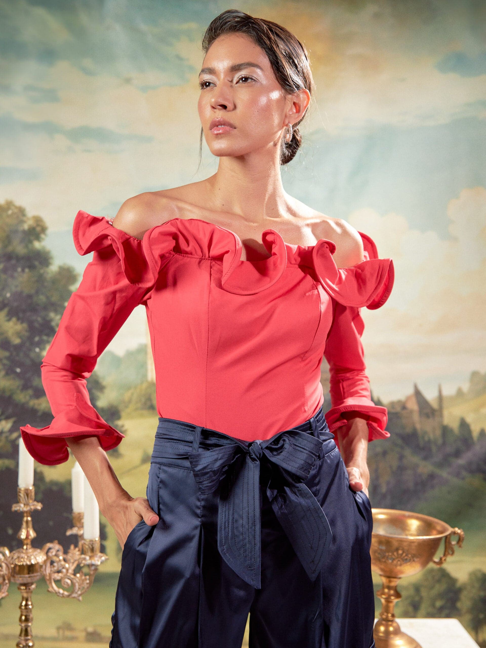 Blusa Tropico Rojo - imagen 3