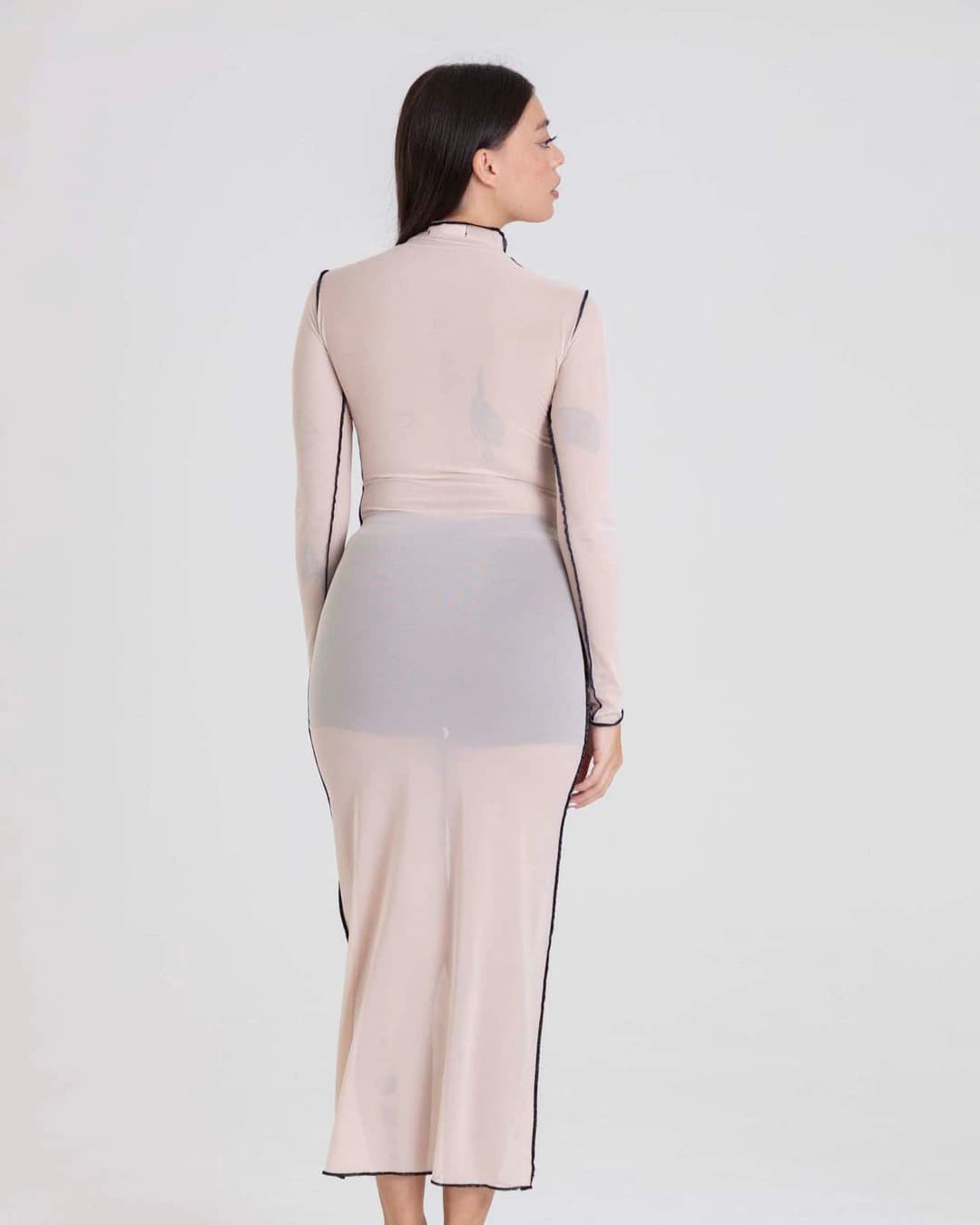 SNAKE MESH DRESS - imagen 4