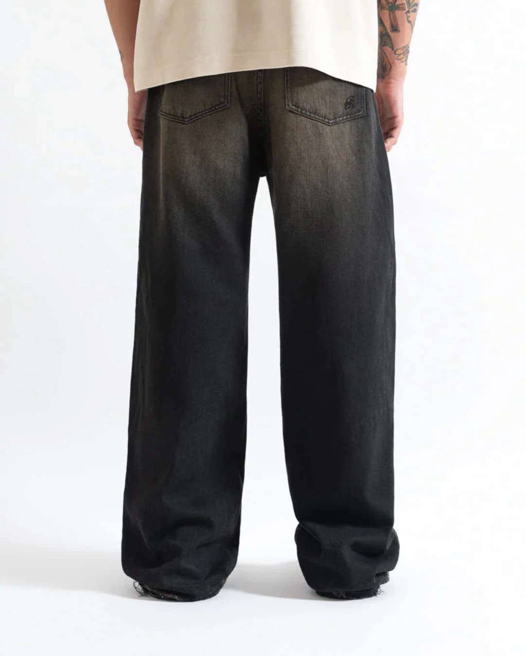 MONCLAIR WASHED BLACK BROWN JEAN - imagen 2