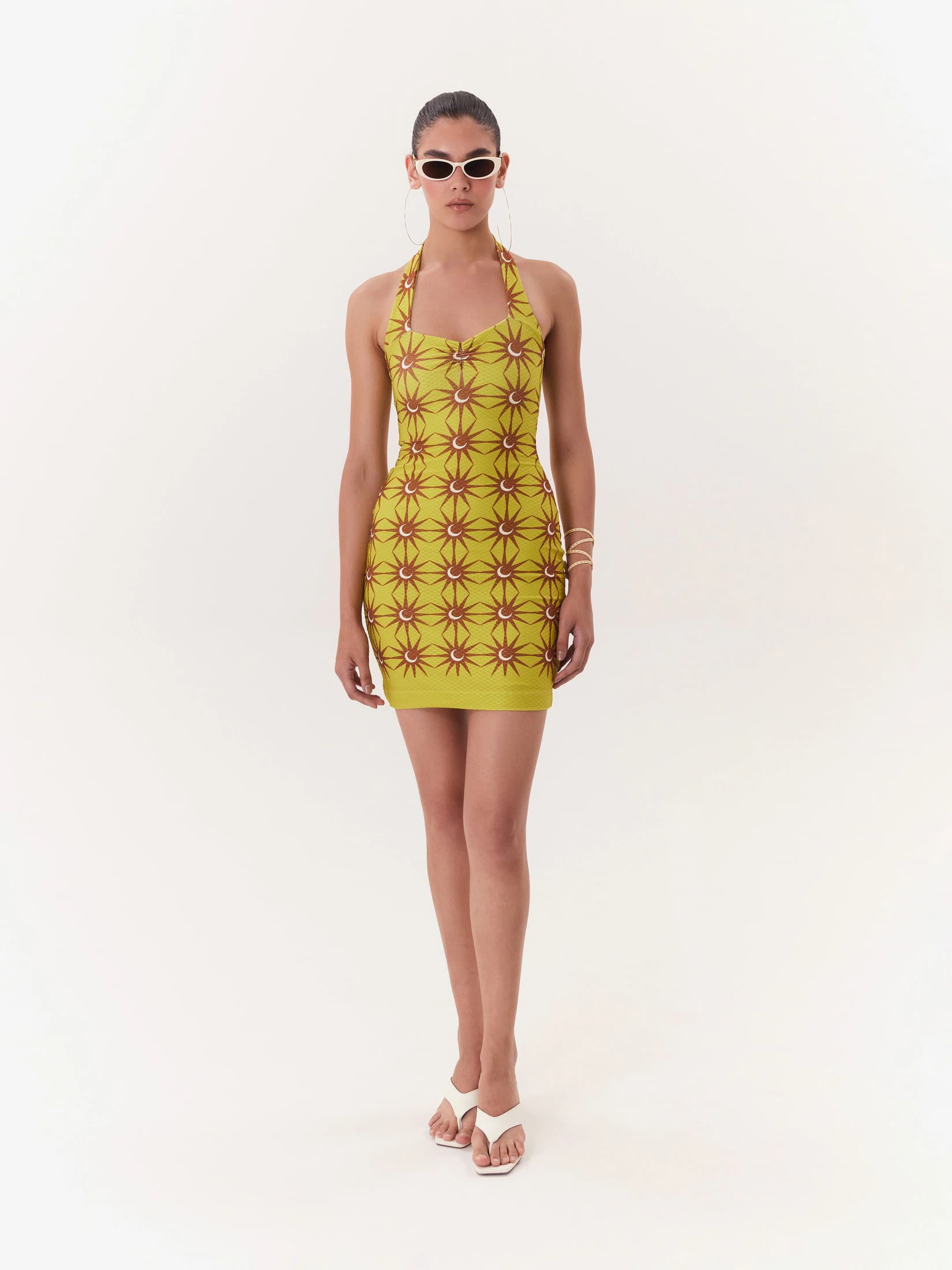 Mini Dress Solar - Café