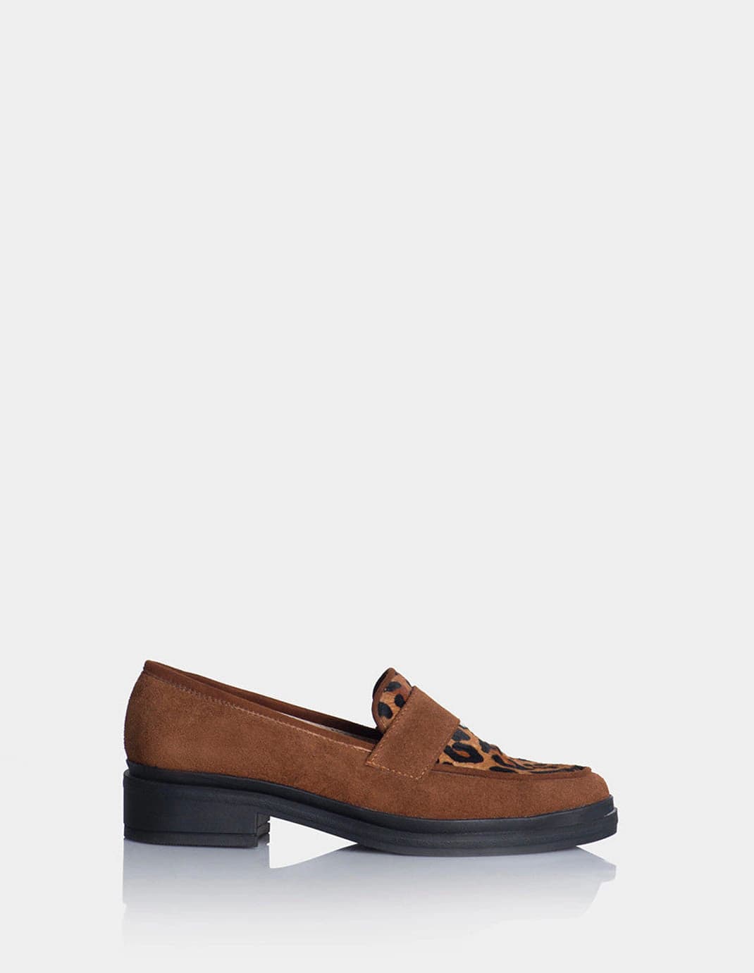 Mocasin Agostino Canela x Leopardo - imagen 1