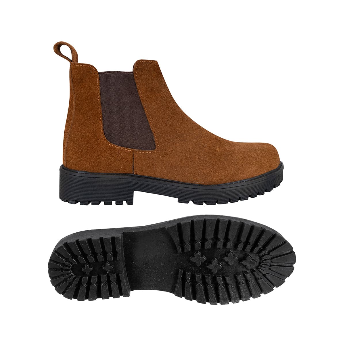 Botas Chelsea Sol Mujer Carnaza Canela - imagen 4