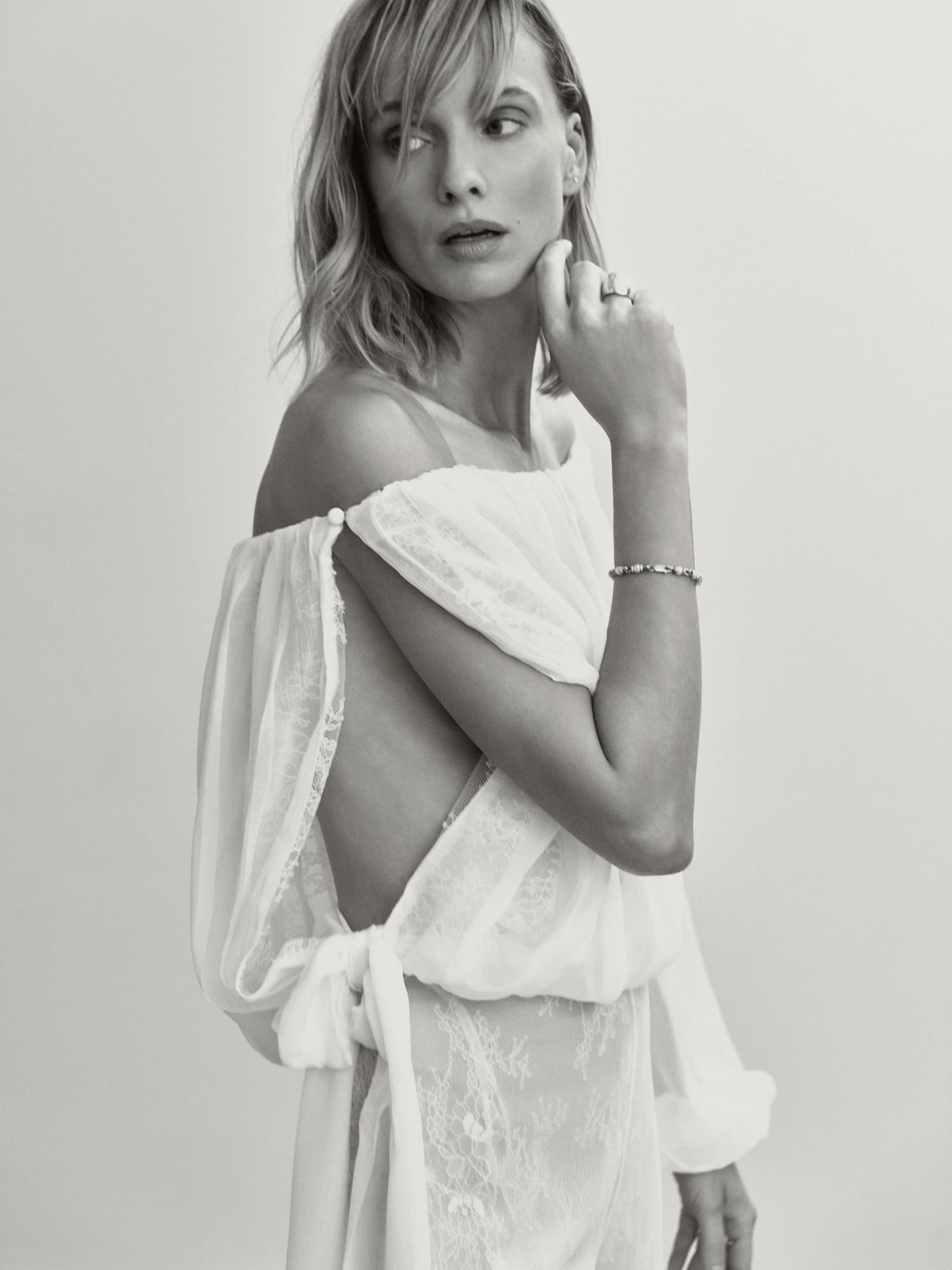 Aire White Blouse - imagen 2