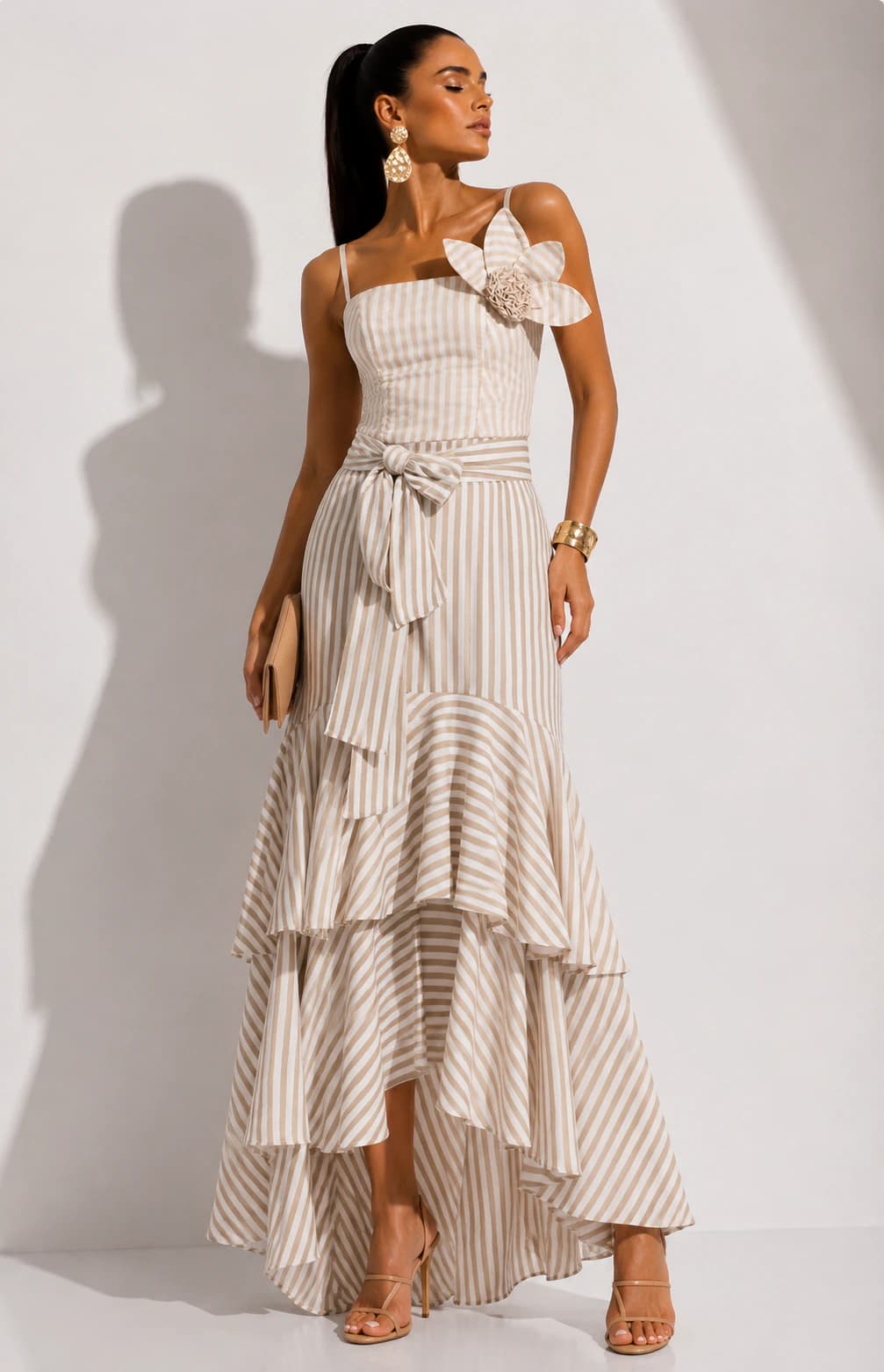 Top Berlim Rayas Camel - imagen 3