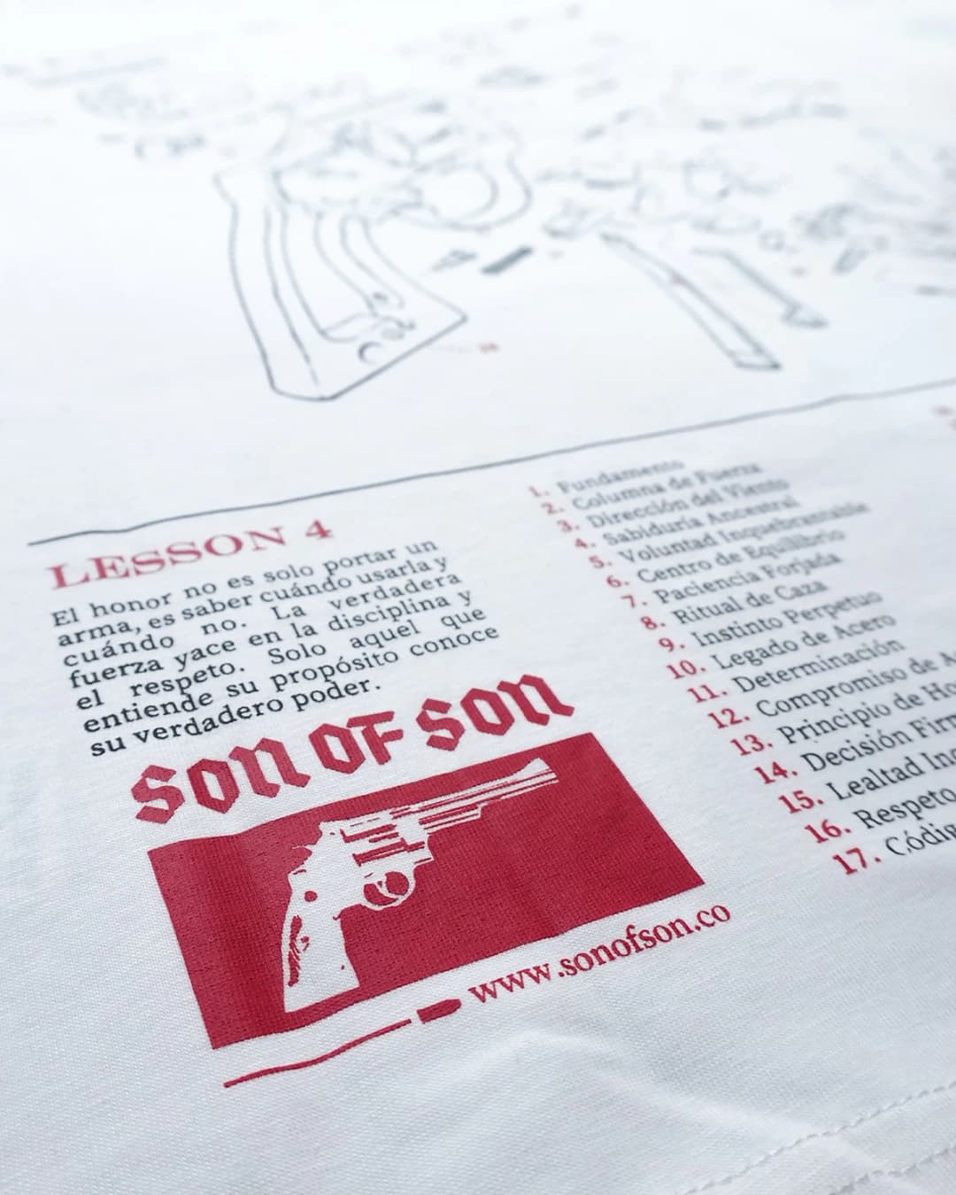 FIELD NOTES OVERSIZED T-SHIRT — WHITE - imagen 5
