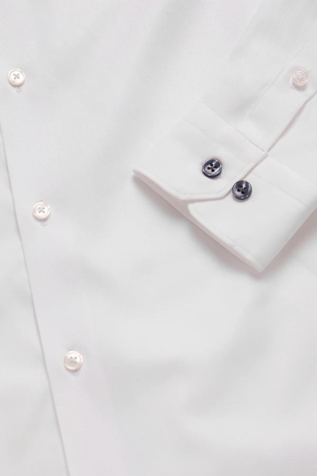 Camisa Sarga Algodón Blanco - imagen 3