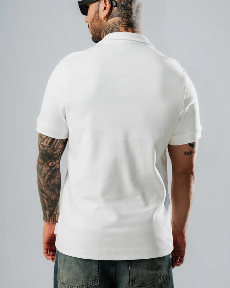 Polo Relaxed Fit Blanco - imagen 4