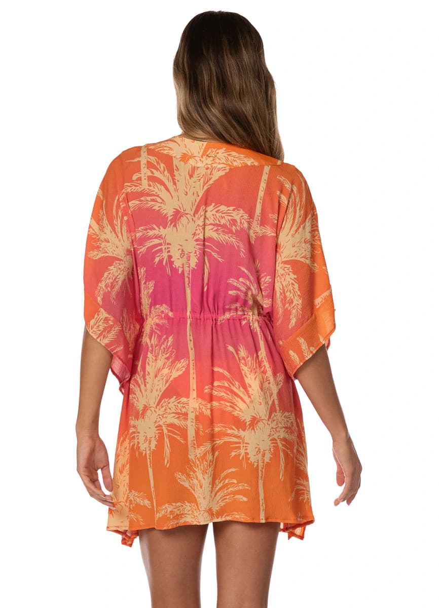 Maaji Sunwashed Palms Vanilla Kaftan - imagen 2